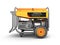 Portable gasoline generator isolated on a white background 3d render