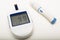 Portable glucose meter for blood sugar levels