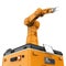 Portable orange robotic arm with station module