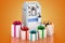 Portable Oxygen Concentrator with gifts, 3D rendering