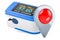 Portable Pulse Oximetry with map pointer. 3D rendering