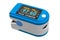 Portable Pulse Oximetry, pulse oximeter fingertip. 3D rendering