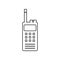 portable radio icon. Element of Police for mobile concept and web apps icon. Outline, thin line icon for website design and