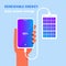 Portable Solar Energy for Phone Recharge Poster