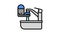 portable water filter for faucet color icon animation