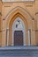 Portal of Cathedral of St Stanislaus Kostka (1912) in Lodz