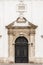 Portal of the catholic church of St. Catherine in Zagreb, Croatia