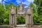 Portal de San Nicolas in Taconera Gardens in Pamplona, Navarre, Spain