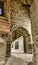 The portal of Molina, access door in the medieval wall of Albarracin, Teruel, Spain