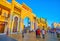 The portal of Morocco Pavilion of Global Village Dubai, UAE