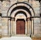 Portal of the Santiago church, Barbadelo