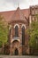 Portal and wooden doors of a medieval church