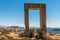 Portara with Chora of Naxos in the background