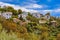 Portaria village aerial view, Pelion, Greece