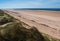 The Portbail beach in the Cotentin, Normandy, France