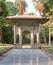 Porte-cochere carriage porch, Gate at a public park, Cairo, Egypt