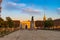 Porte du Peyrou, Arc de Triomphe in Montpellier, France.