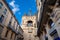 Porte Saint Eloi Gate, also known as Grosse Cloche Big Bell in the city center of Bordeaux.