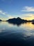 Porteau Cove Provincial Park has waterfront campsites overlooking Howe Sound and mountains beyond. The old vessel was