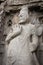 Porter\'s statue rock carving at Longmen Grottoes, Luoyang , Hena