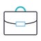 Portfolio briefcase documents isolated icon