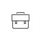 Portfolio case line icon