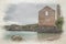 Porth Wen brickworks digital watercolor painting