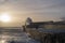 Porthcawl Lighthouse at sunrise