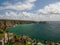 Porthcuno Bay from the Minack Theatre