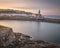 Porthleven Skyline at Sunrise, Cornwall, United Kingdom