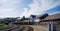 Porthmadog station and clouds