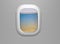Porthole. Airplane window