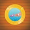 Porthole dollar euro fish