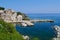 Porticciolo, Marine de Cagnano, charming seaside village in Cap Corse, Corsica, France.