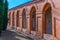 Portico leading to Sanctuary of the Madonna di San Luca in Bolog