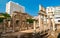 Portico of the Roman Forum in Merida, Spain