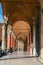 Portico in the square of Santo Stefano at Bologna