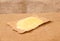 Portion of Cornmeal on rustic background