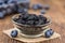 Portion of Dried Blueberries