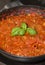 Portion of fresh cooked Tomato Sauce