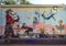 Portion of a large mural in the Plaza Walls Alley by Denise Duong in Oklahoma City.