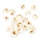 Portion of popcorn. Realistic vector illustration.