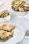 Portion of Spanakopita - Greek spinach pie