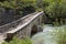 Portitsa gorge and the old bridge in Greece