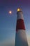 Portland Bill Lighthouse at dusk