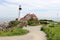 Portland Head Light, historic lighthouse at Cape Elizabeth, ME, USA