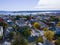 Portland Observatory aerial view, Maine, USA