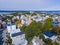 Portland Observatory aerial view, Maine, USA