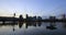 Portland Oregon Downtown City Skyline with Hawthorne Bridge across Willamette River Time Lapse Ultra HD 4096x2160