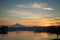 Portland Oregon Mt Hood Columbia River Sunrise
